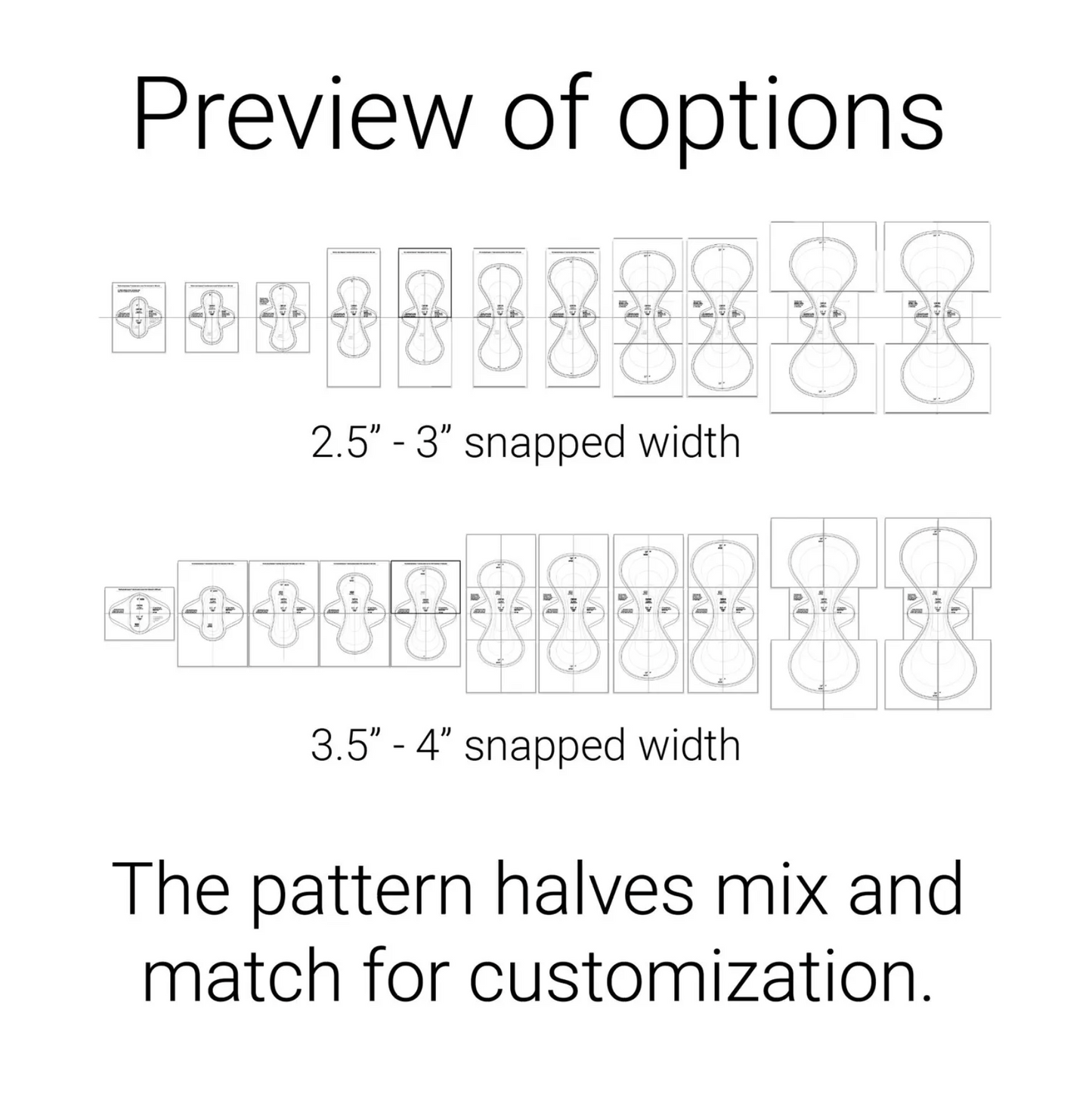 Overnight Menstrual Pad Sewing Pattern