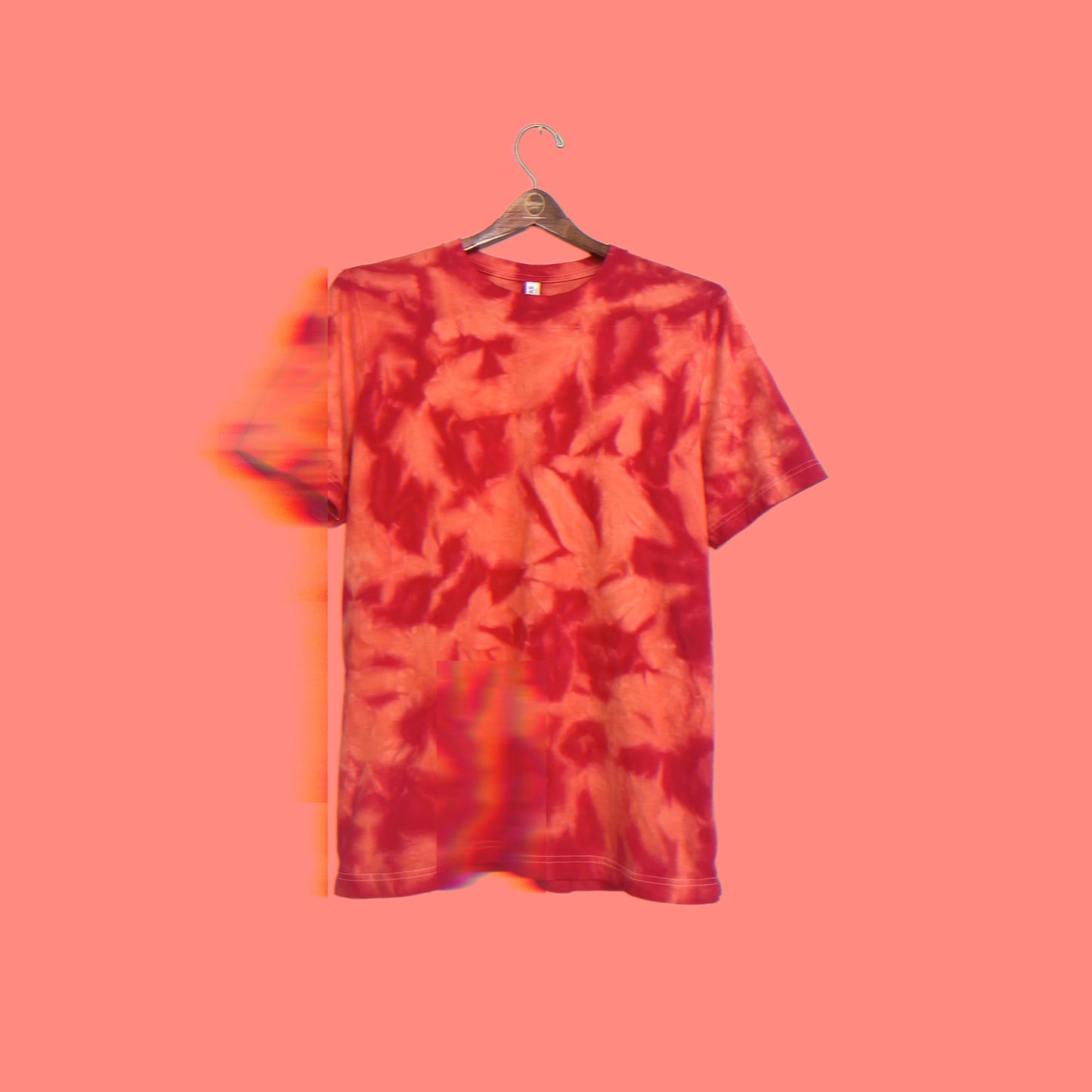 Red Tie Dye Shirt