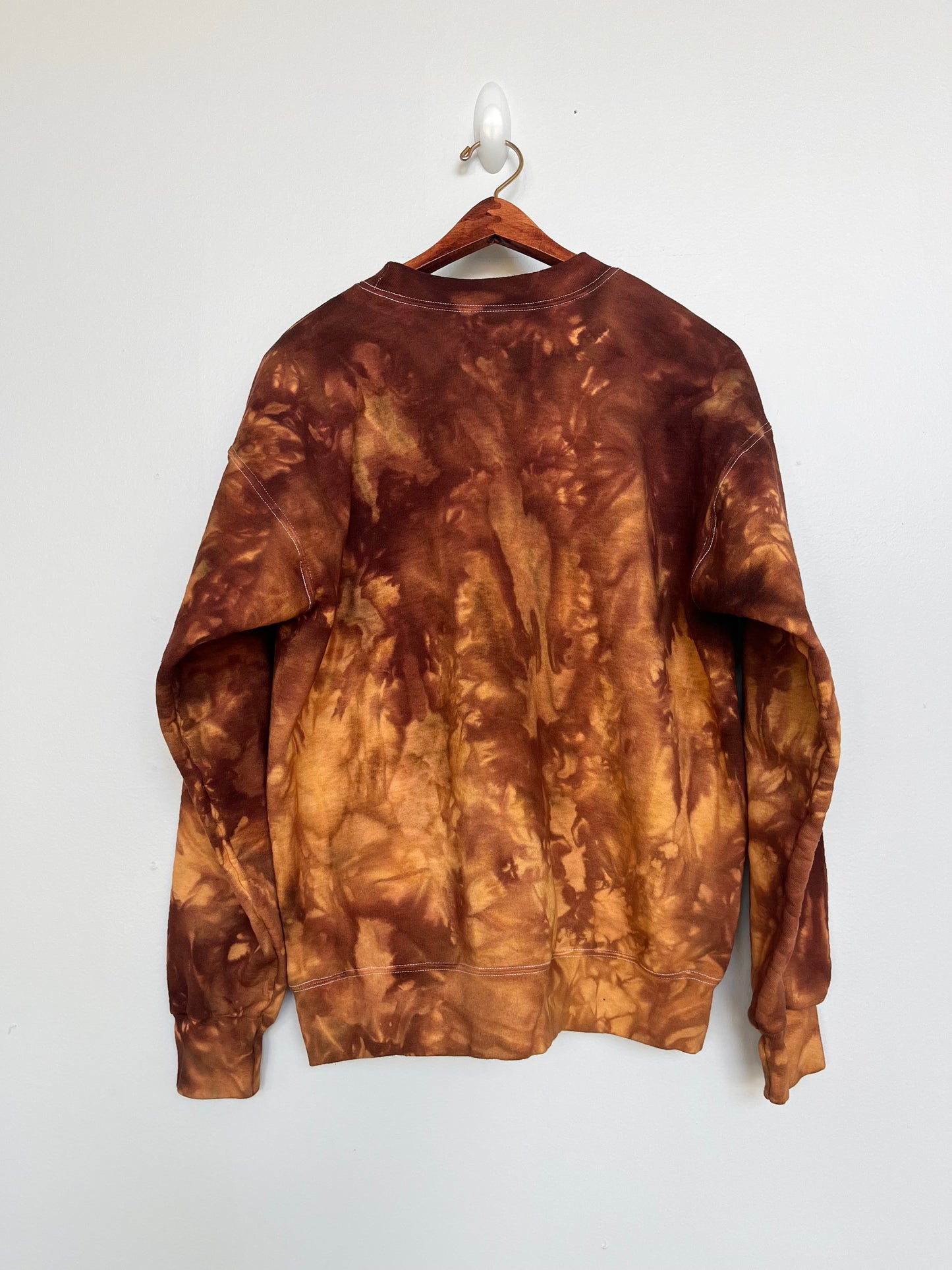 Brown Tie Dye Sweatshirt