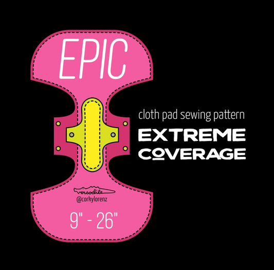 Epic Heavy Cloth Pad Sewing Pattern