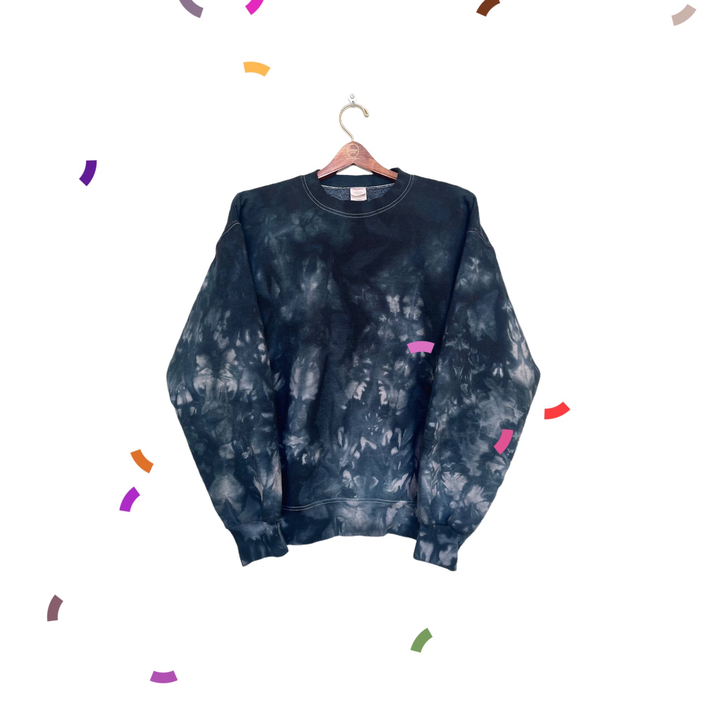 Black Tie Dye Sweatshirt