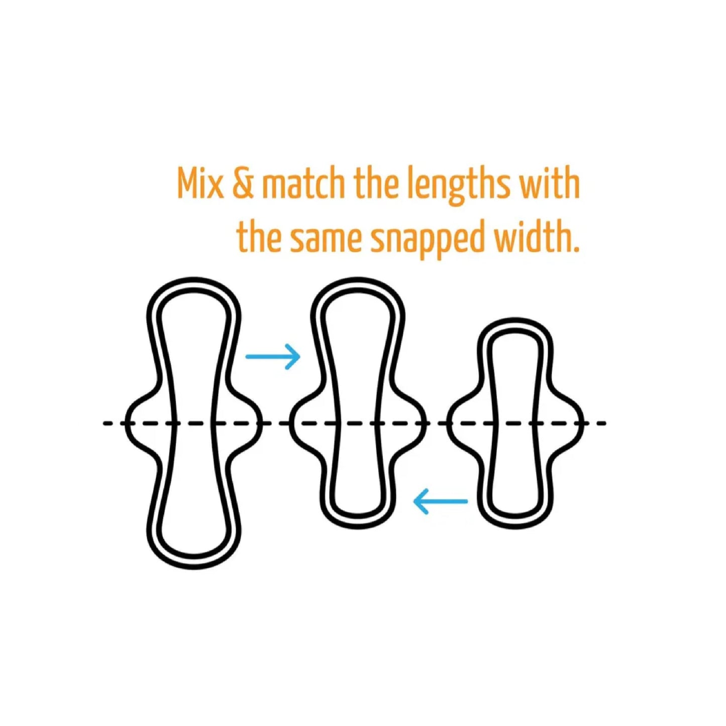 Reusable Cloth Pad Sewing Pattern Serger friendly